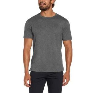 NEW Banana Republic Men's L Luxe Touch Performance Tee 100% Cotton Gray T-Shirt